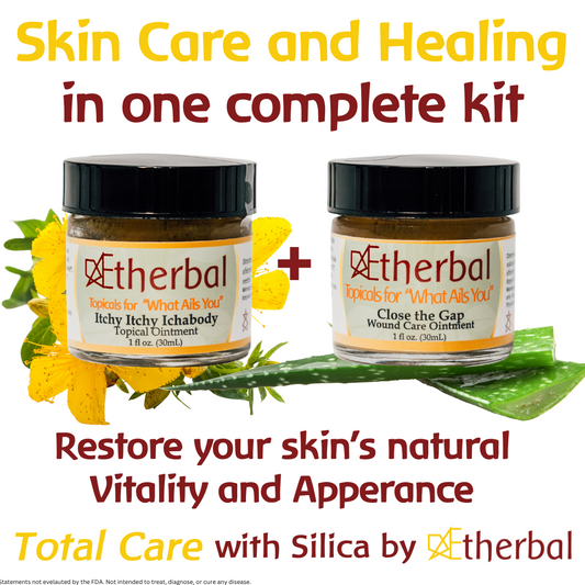 Skin Wellness Combo Pack: Itchy Ichabody and Close the Gap - 2 pack