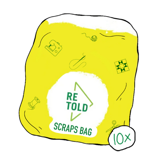 Fabric Scraps Bag 10 Pack
