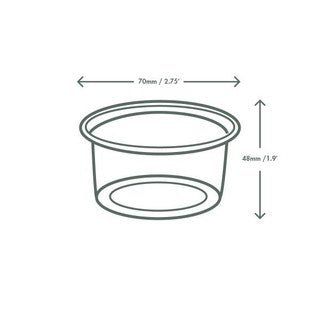4oz PLA Cold Portion Cup (QTY:2000)