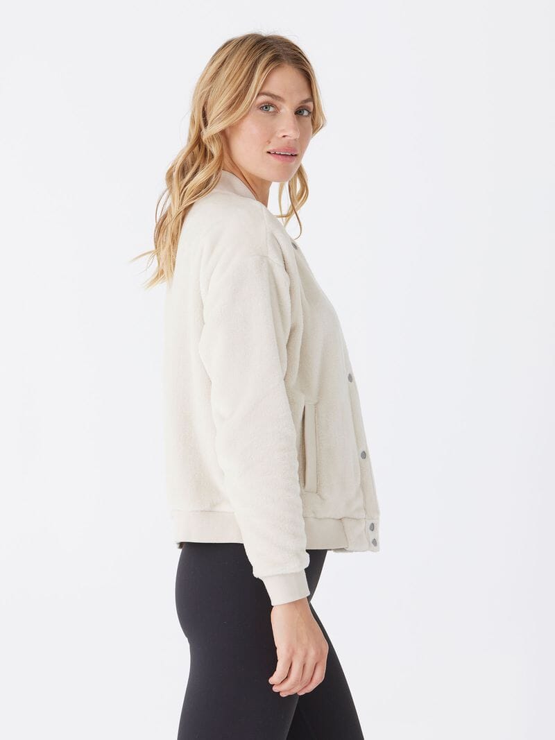 Lynette Sherpa Bomber Jacket
