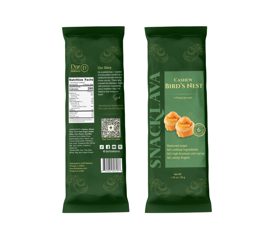 Bird's Nests Cashew - Snacklava® | 20 Packs