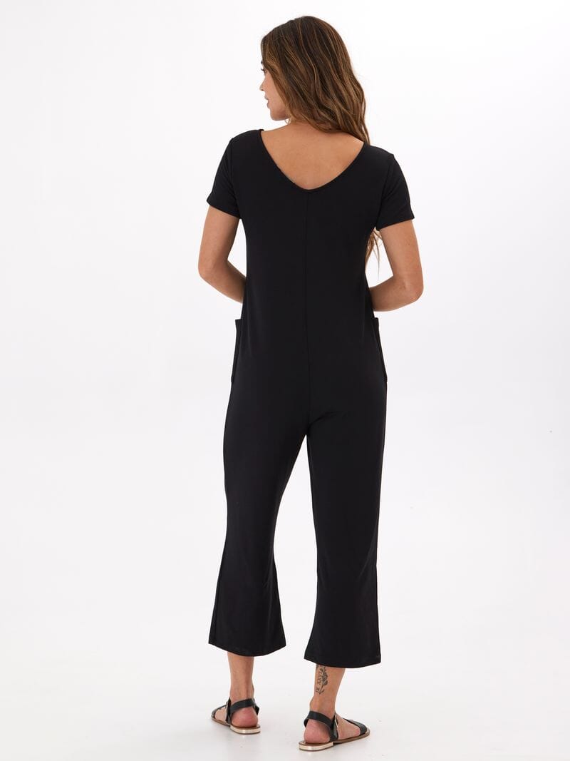 Rainey Modal Terry Short Sleeve Jumpsuit