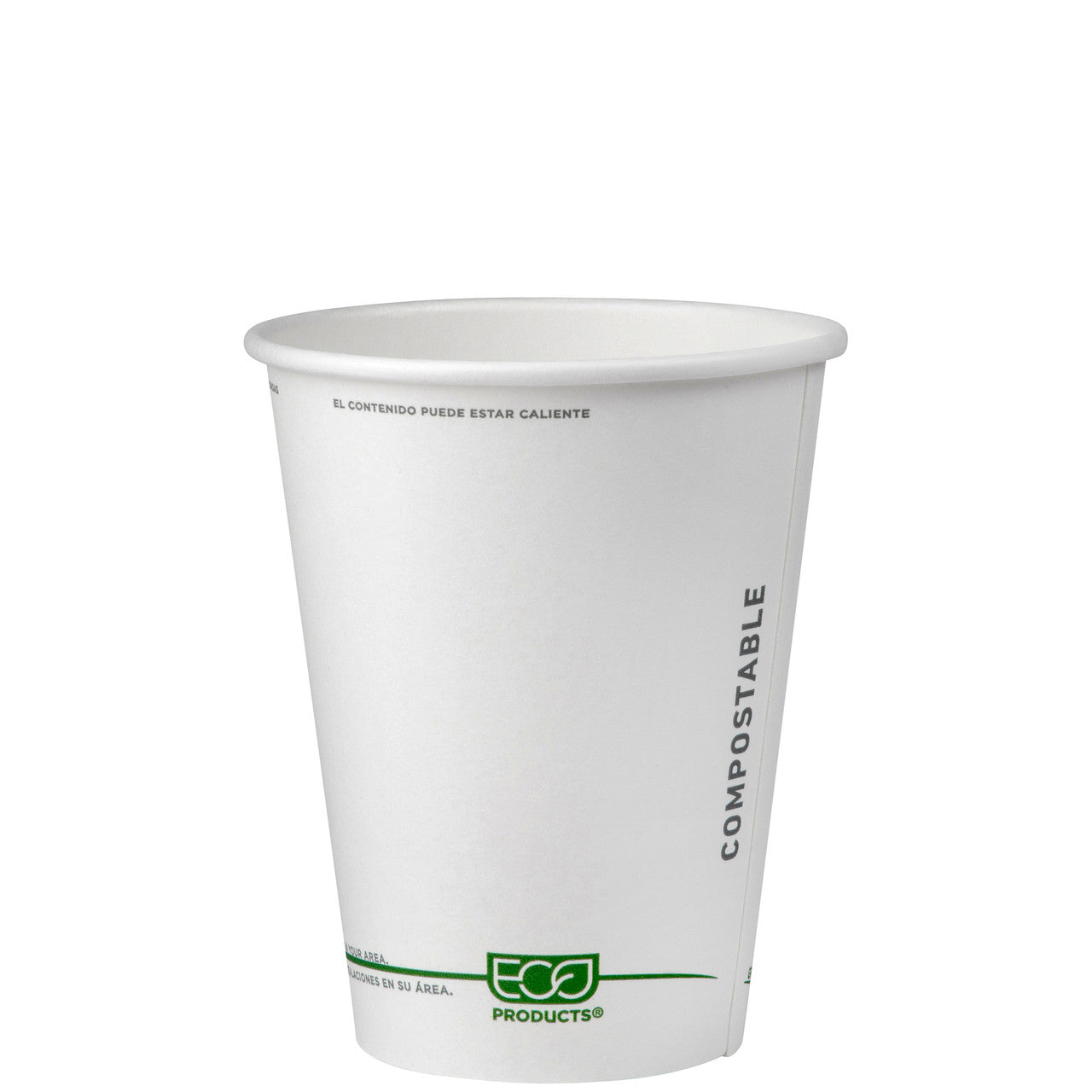 GreenStripe Renewable & Compostable Hot Cups - 12oz (QTY:1000)