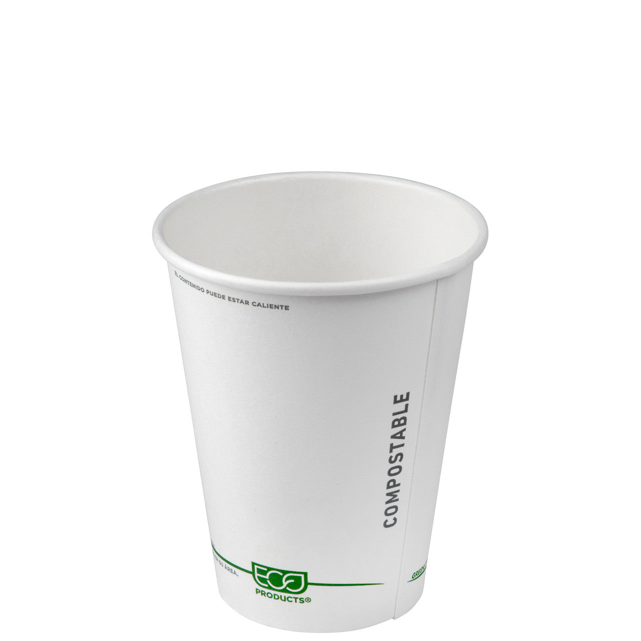 GreenStripe Renewable & Compostable Hot Cups - 12oz (QTY:1000)