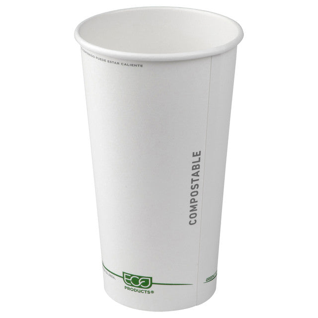 GreenStripe Renewable & Compostable Hot Cups - 20oz (QTY:1000)