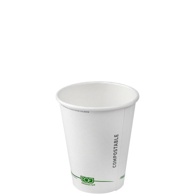 GreenStripe Renewable & Compostable Hot Cups - 8oz (QTY:1000)