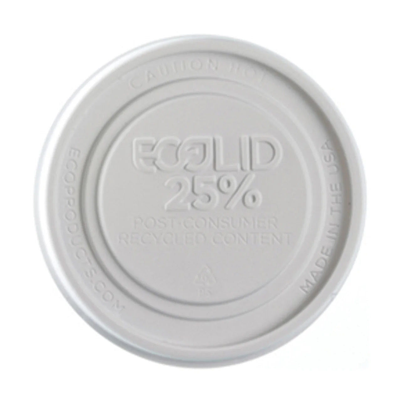 BlueStripe 25% Recycled Content Lids, Fits 8oz Food Containers (QTY:1000)