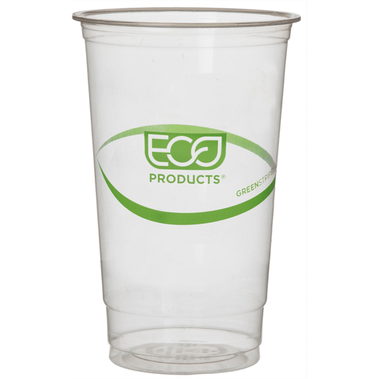 GreenStripe Renewable & Compostable Cold Cups - 32oz (QTY:600)