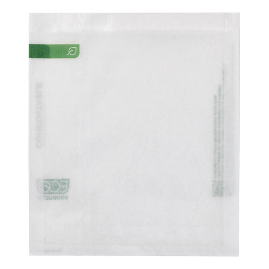 GreenStripe Renewable & Compostable Dry Wax White Sandwich Bag 6x6.5 (QTY:2000)