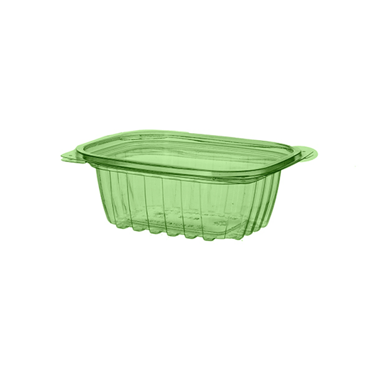 GreenStripe Renewable & Compostable Rectangular Deli Containers - 12 oz. Green (QTY:300)