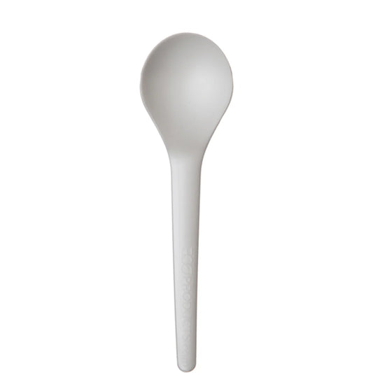 GreenStripe Renewable & Compostable Plantware Soup Spoon - 6in. (QTY:1000)