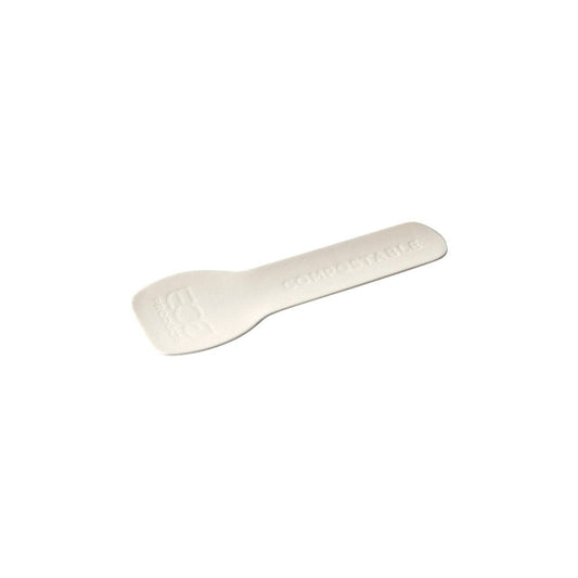 GreenStripe Renewable & Compostable Paper Cutlery 4" Taster Spoon FSC MIX CREDIT (QTY:500)