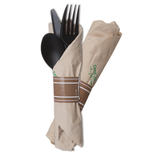 Vine Renewable & Compostable Roll, K/F/S, 7in, Black (QTY:100)