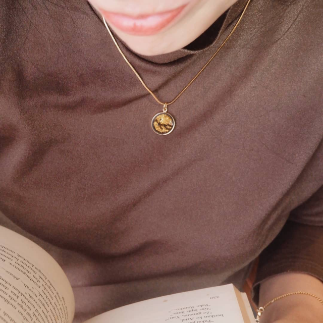 Leo Zodiac Sign Sustainable Necklace