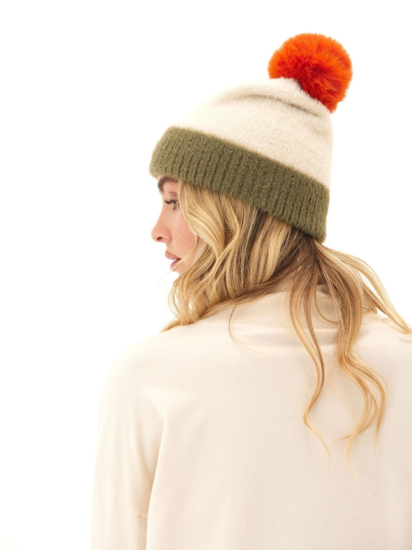 Fuzzy Knit Beanie