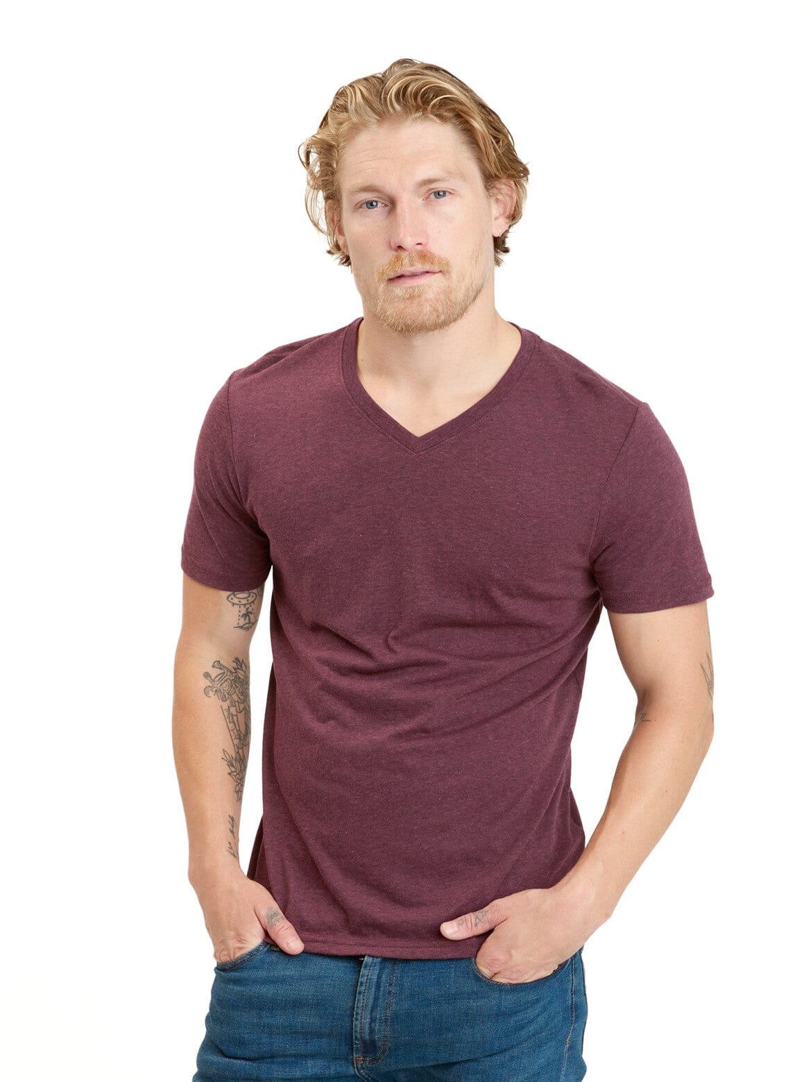 Triblend V-Neck Tee
