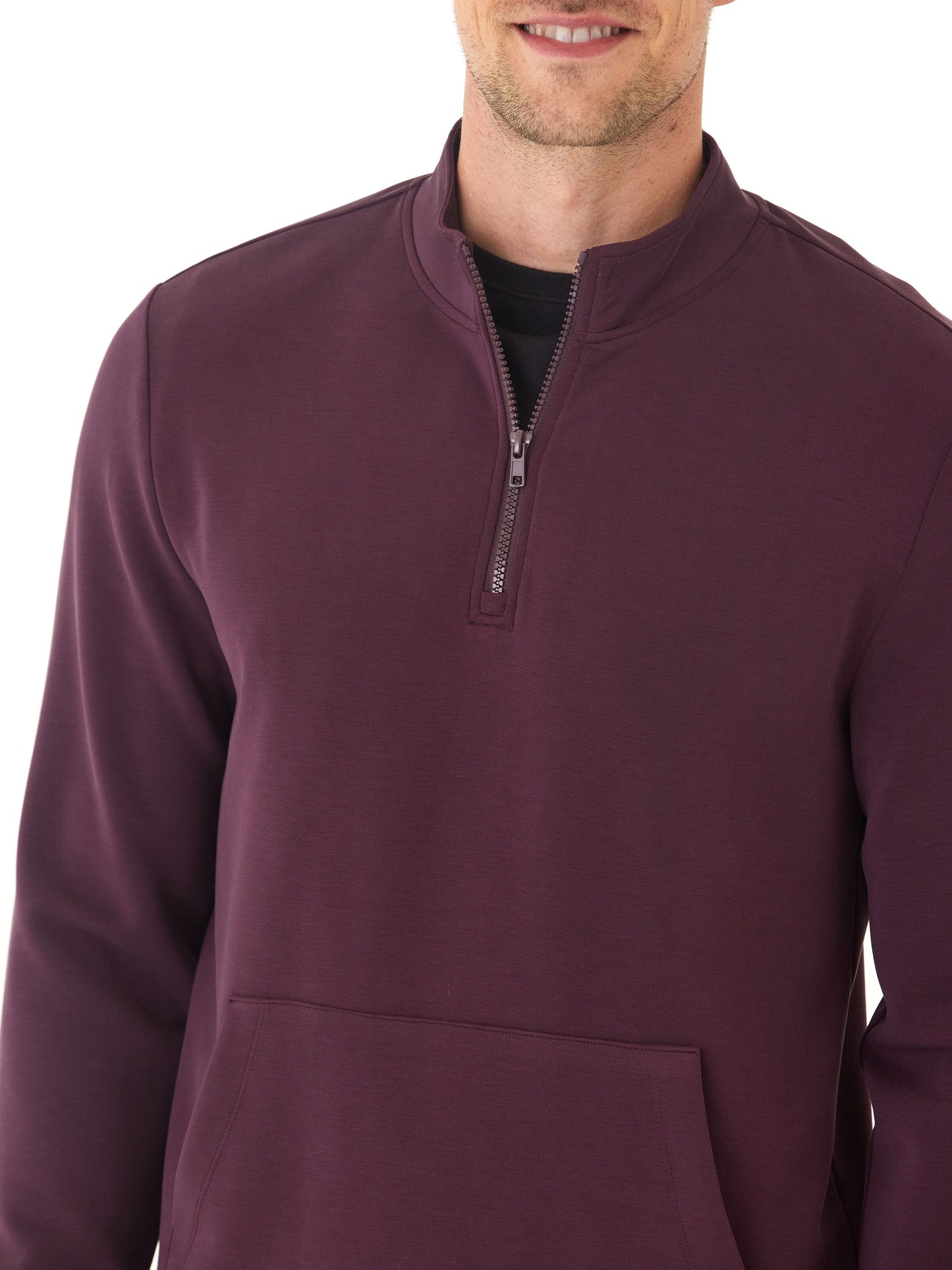 Trevor Peached Modal Half Zip