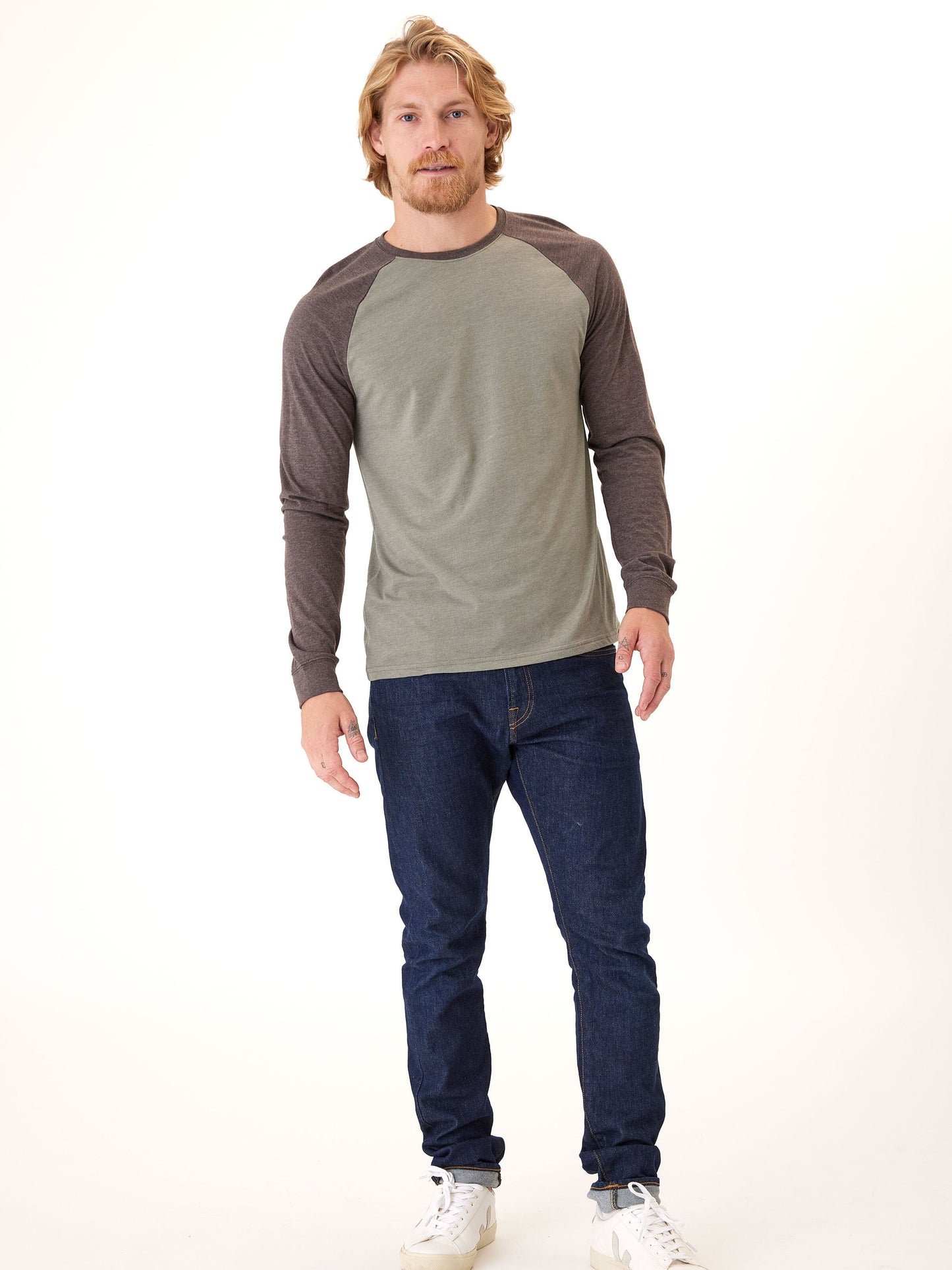 Triblend Long Sleeve Raglan Tee
