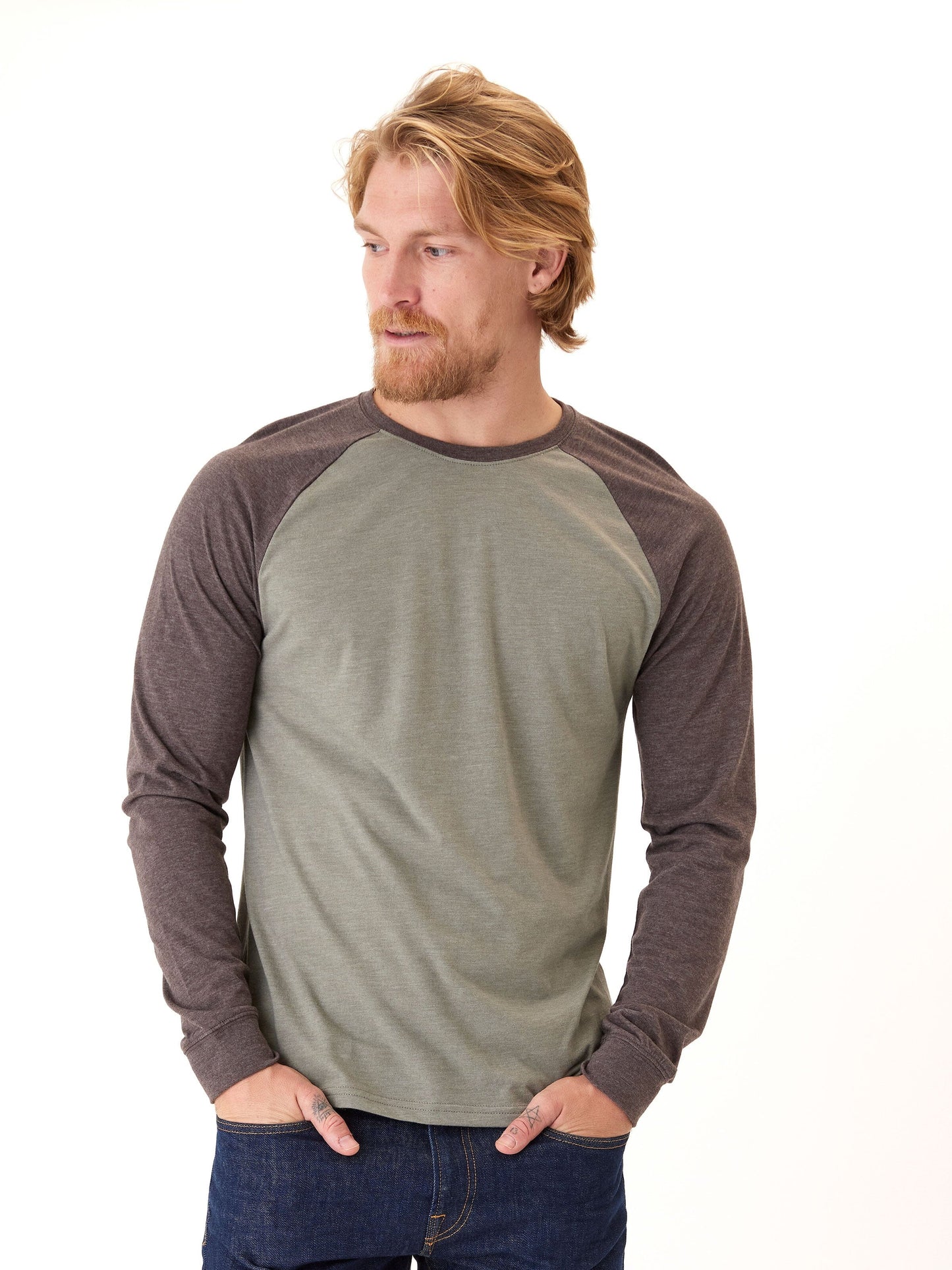 Triblend Long Sleeve Raglan Tee