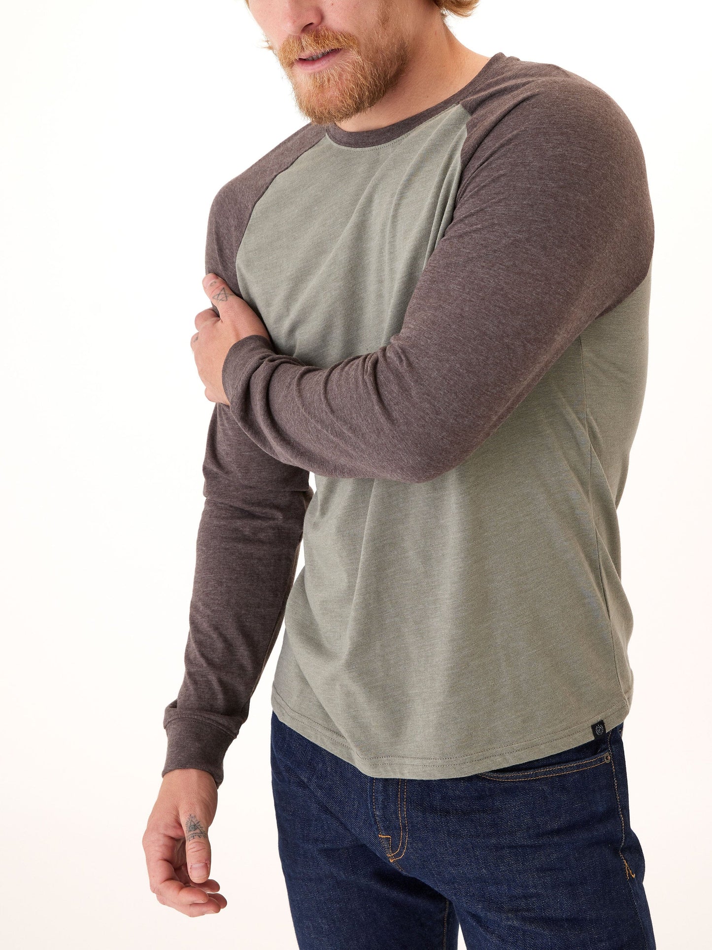 Triblend Long Sleeve Raglan Tee