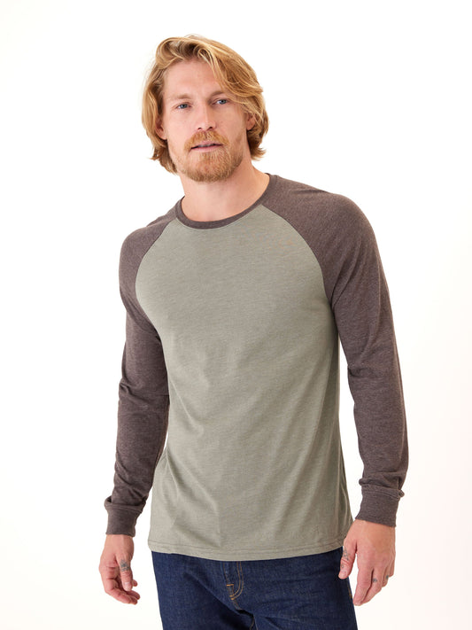 Triblend Long Sleeve Raglan Tee