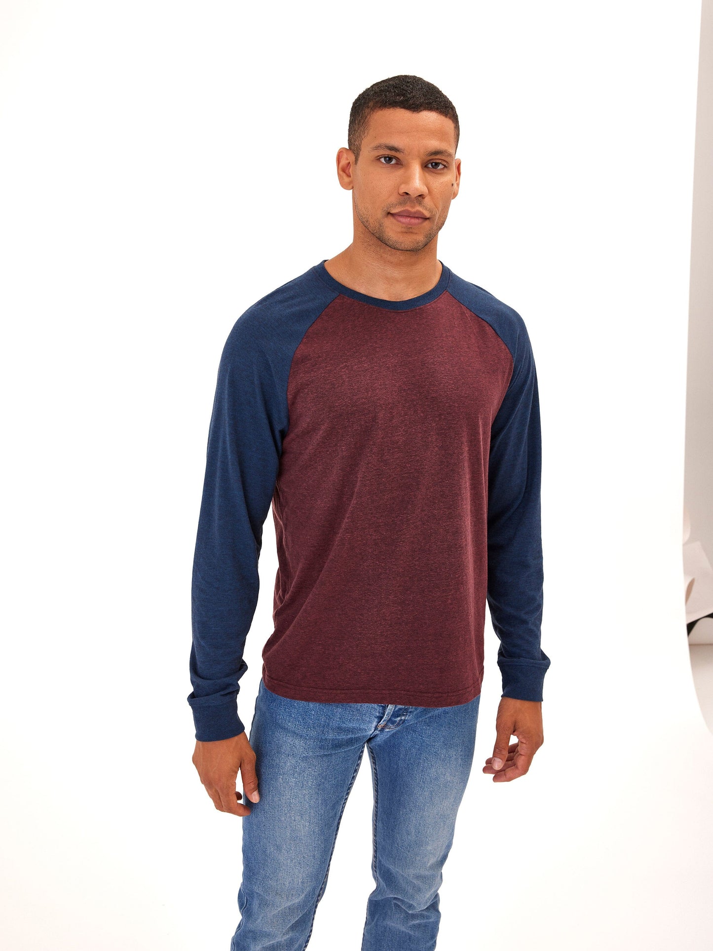 Triblend Long Sleeve Raglan Tee