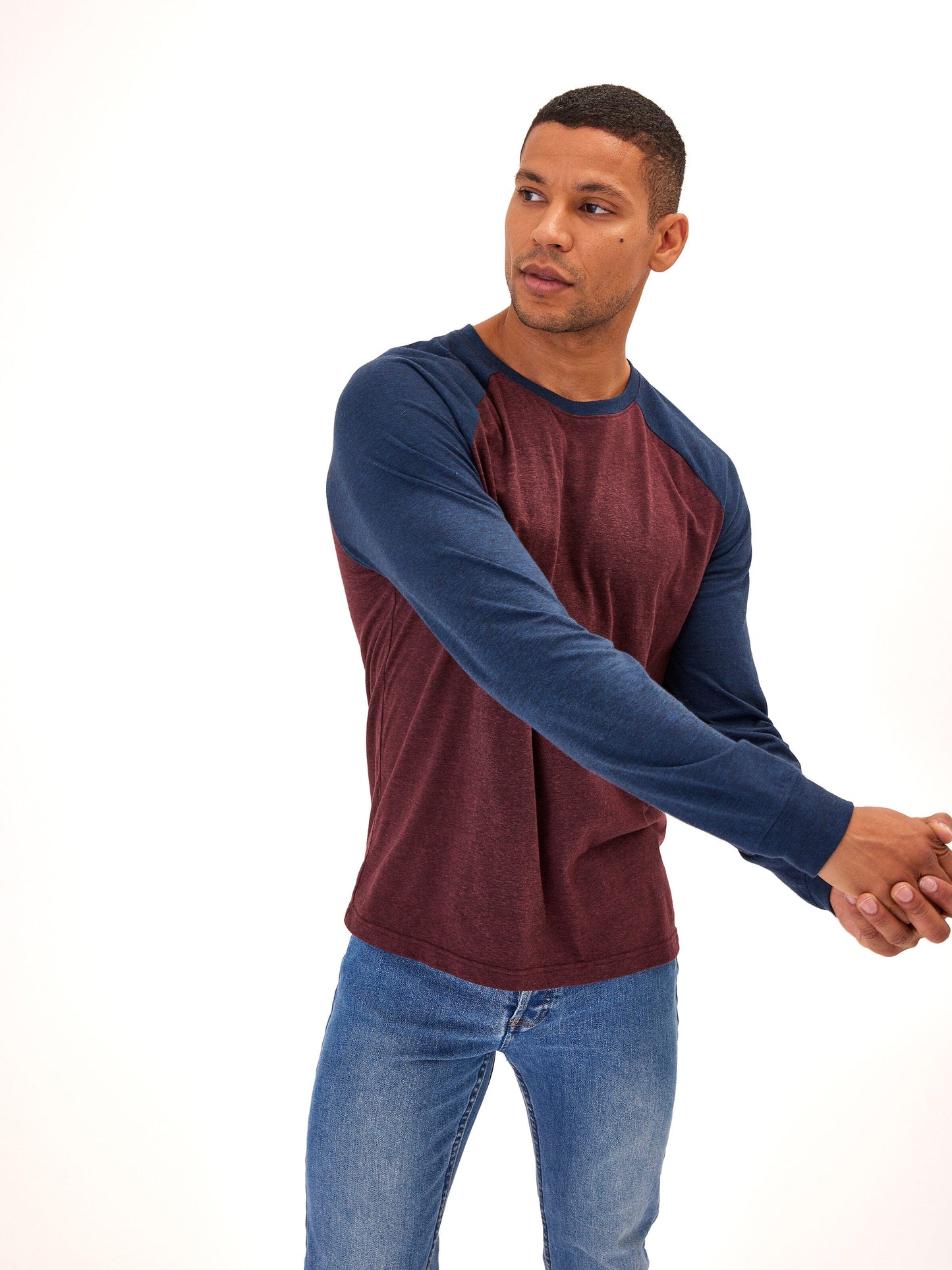 Triblend Long Sleeve Raglan Tee