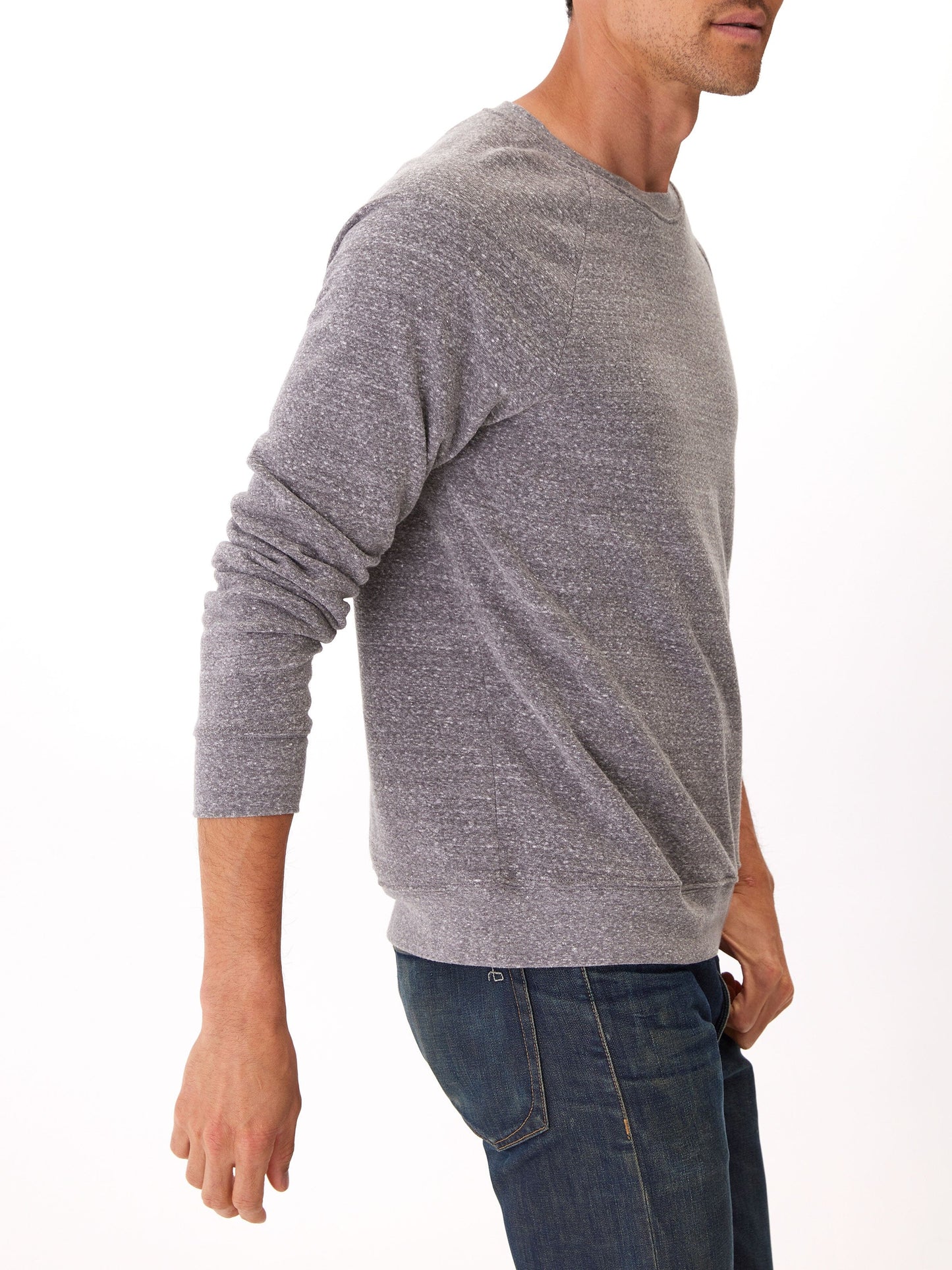 Triblend Long Sleeve Raglan Sweatshirt