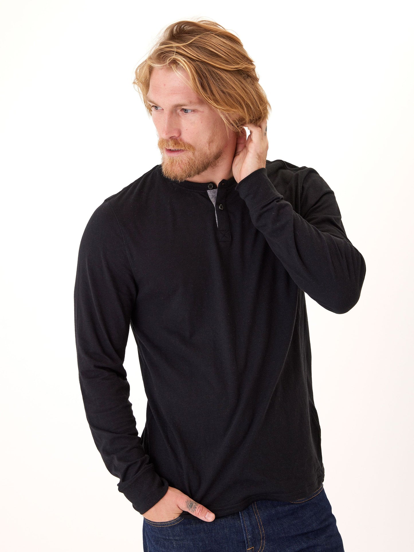 Baseline Long Sleeve Triblend Henley