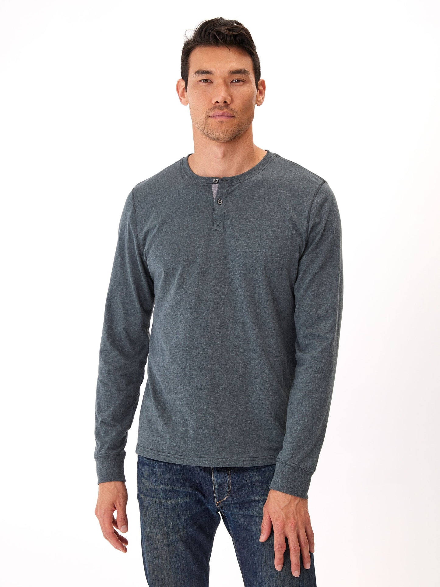 Baseline Long Sleeve Triblend Henley