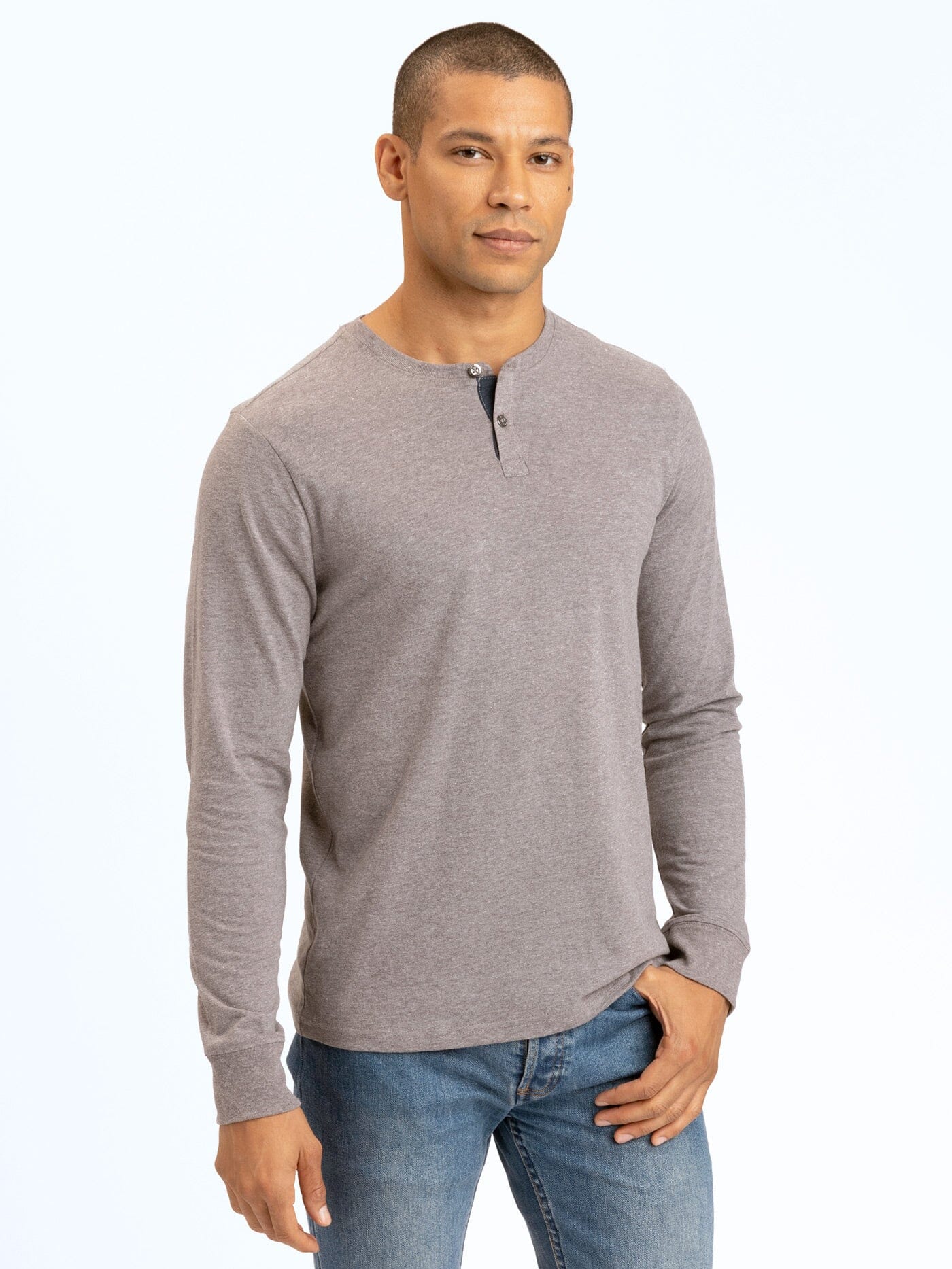 Baseline Long Sleeve Triblend Henley