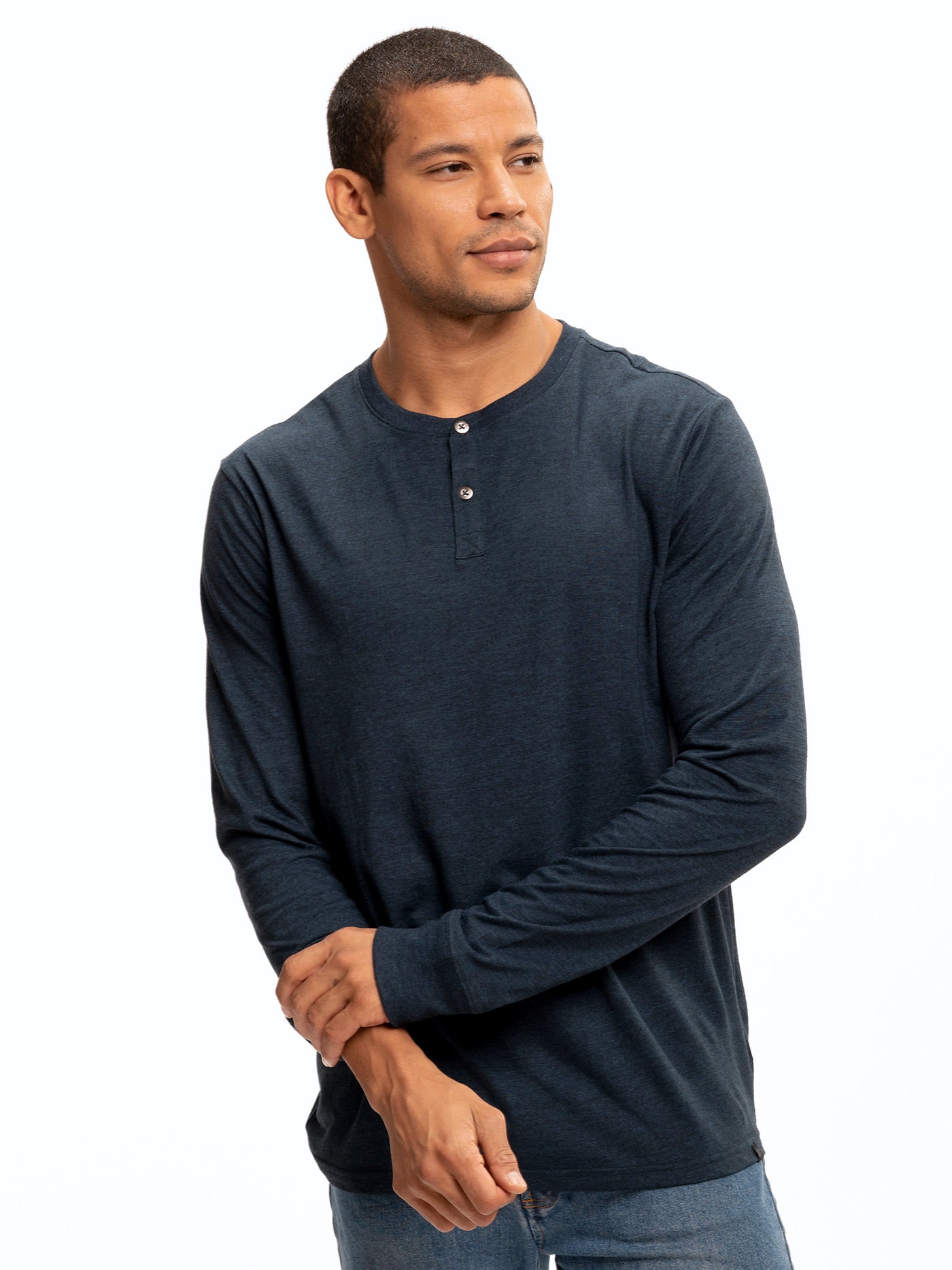 Baseline Long Sleeve Triblend Henley