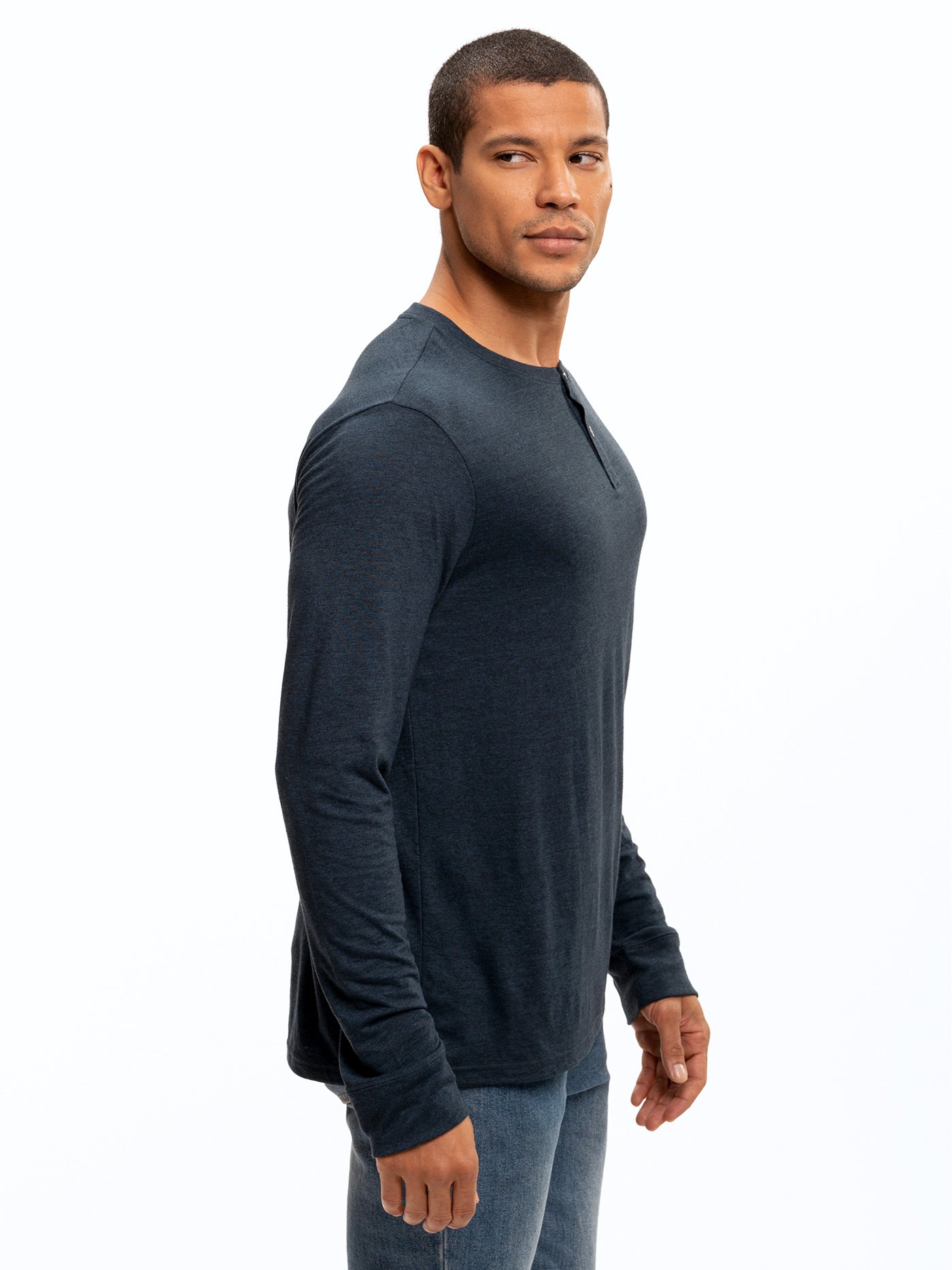 Baseline Long Sleeve Triblend Henley