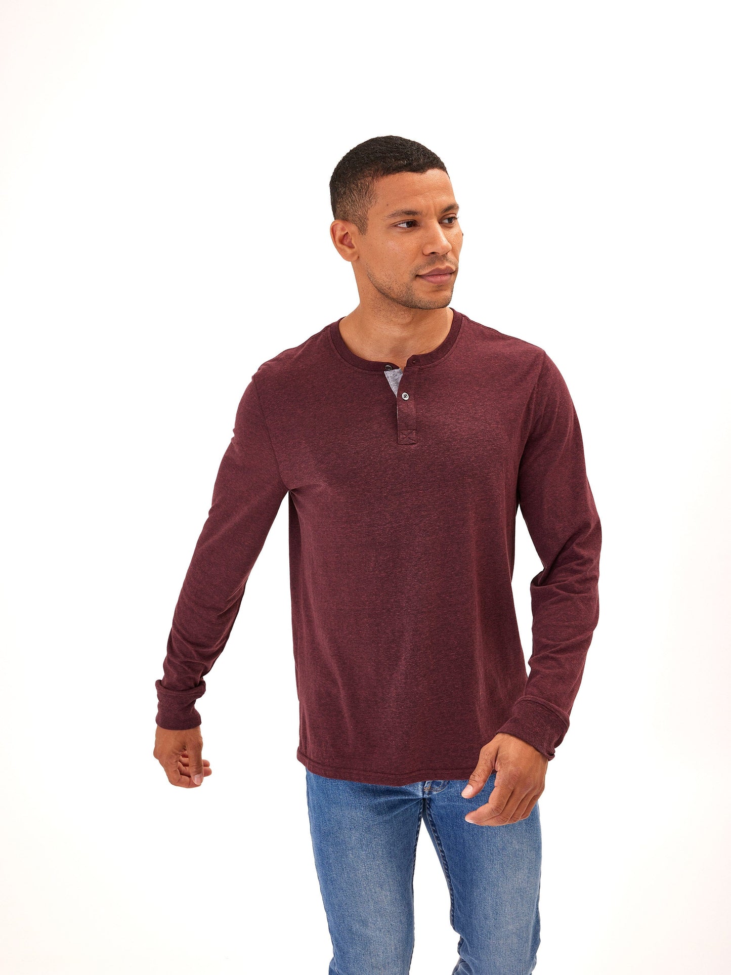 Baseline Long Sleeve Triblend Henley