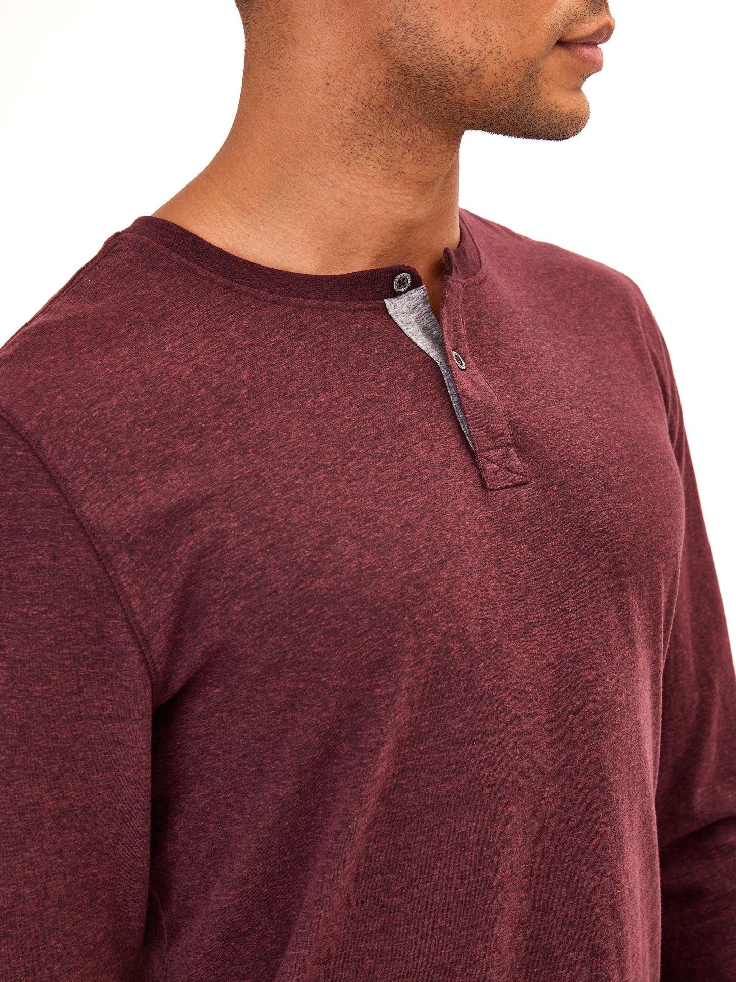 Baseline Long Sleeve Triblend Henley