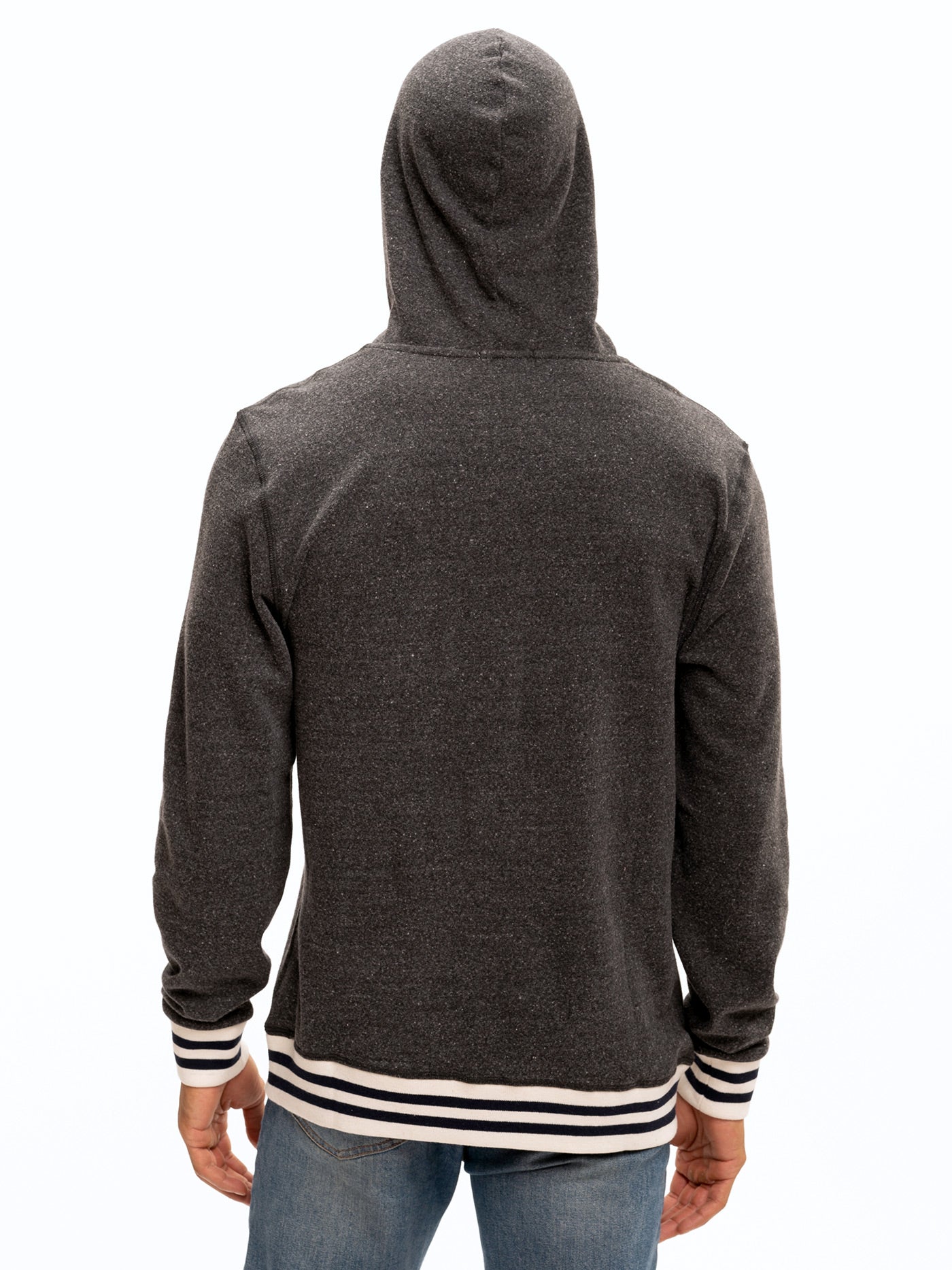 Tyson Contrast Rib Pullover Hoodie