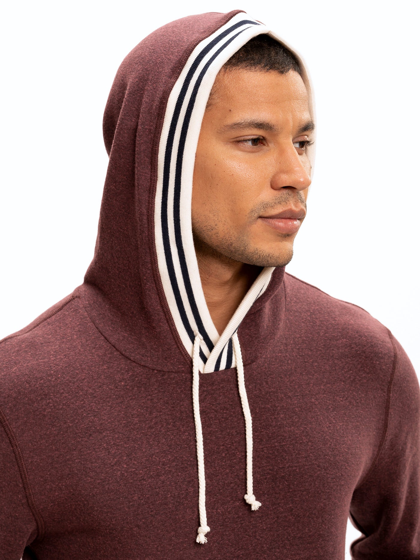Tyson Contrast Rib Pullover Hoodie