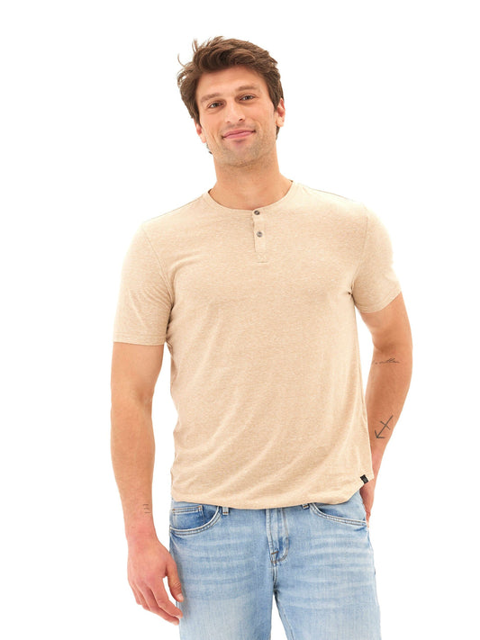 Baseline Short Sleeve Triblend Henley