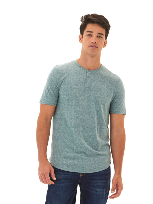 Baseline Short Sleeve Triblend Henley