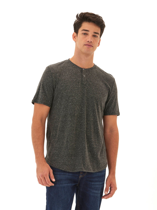 Baseline Short Sleeve Triblend Henley