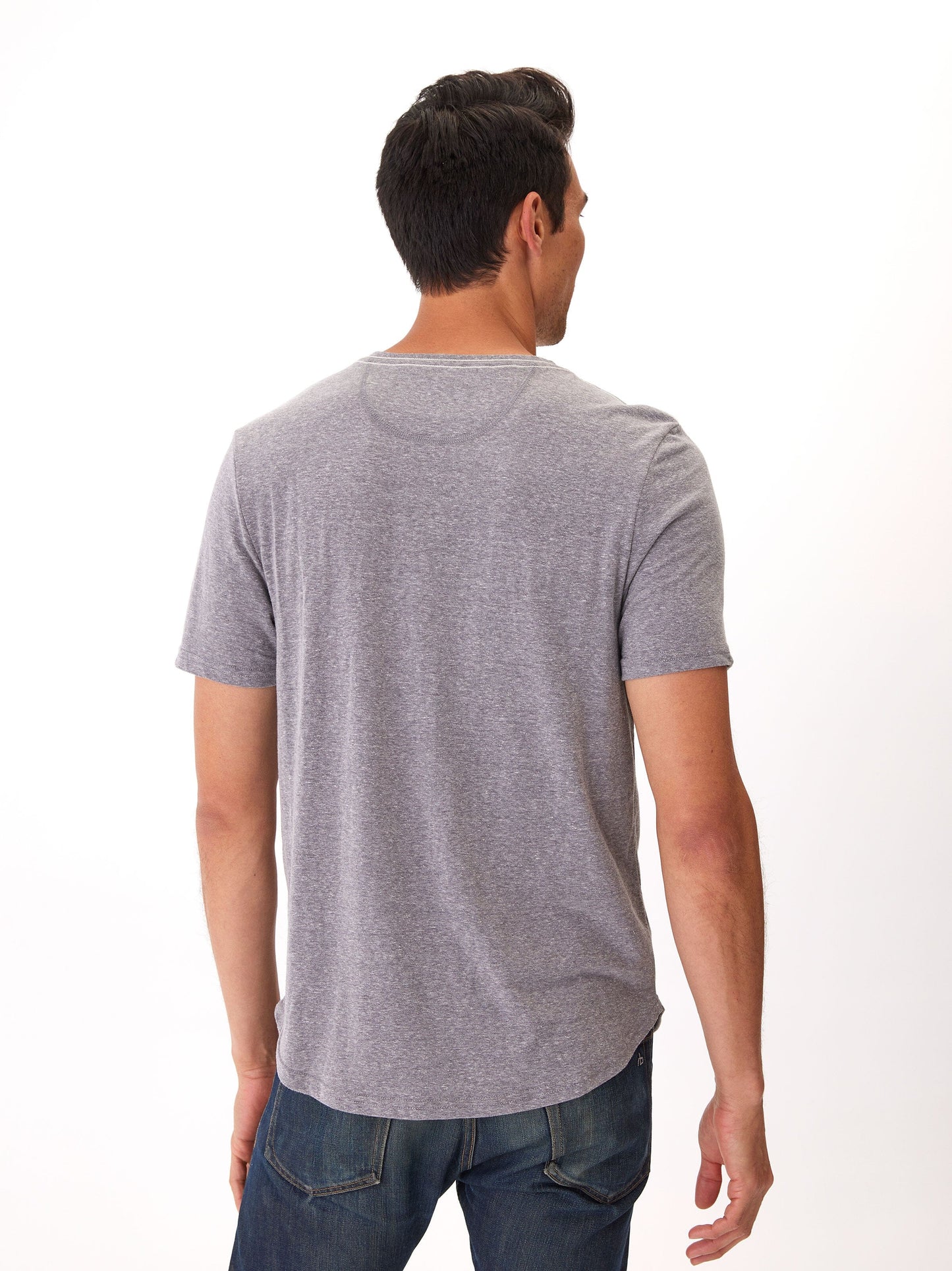 Baseline Short Sleeve Triblend Henley