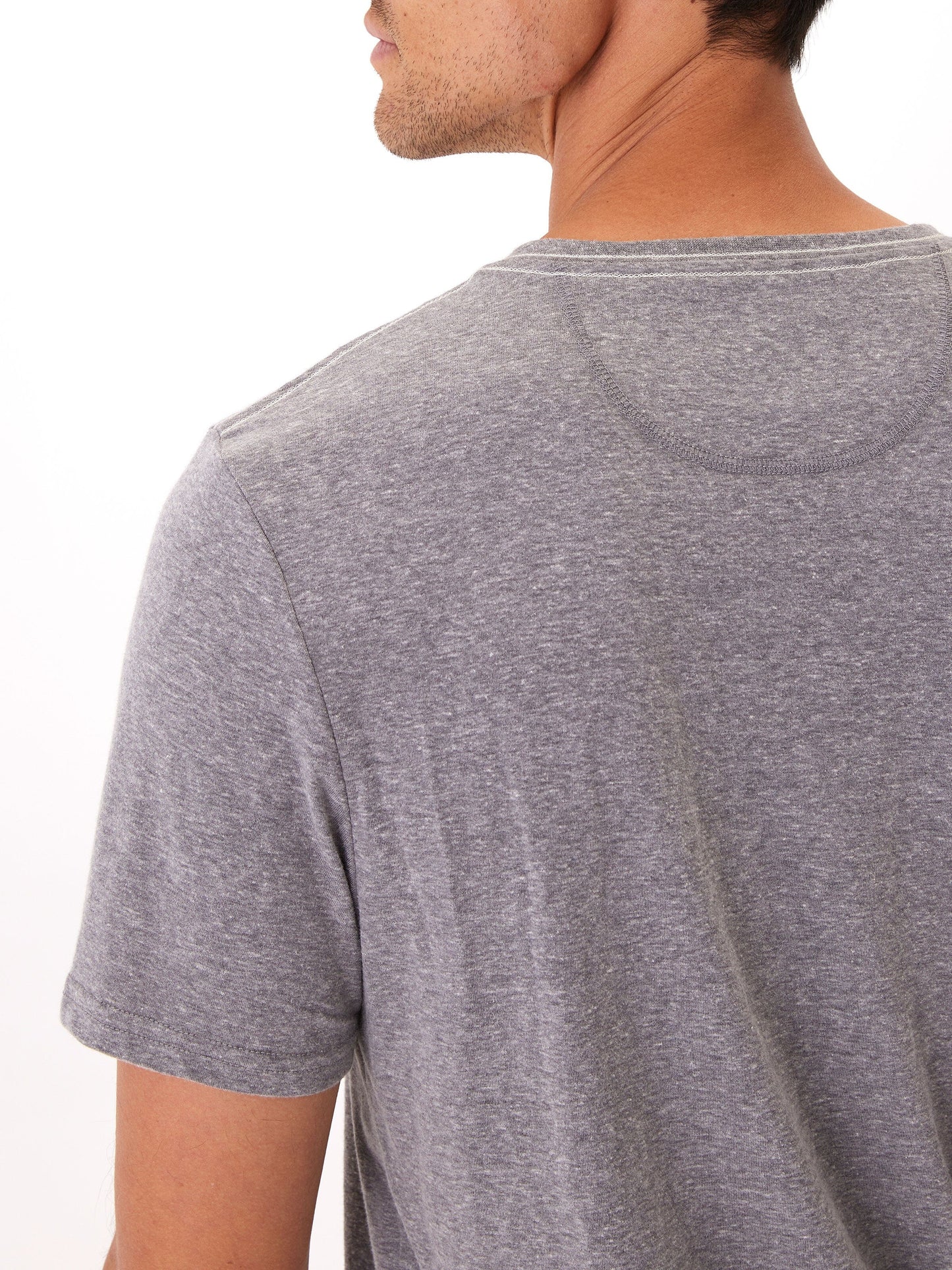 Baseline Short Sleeve Triblend Henley
