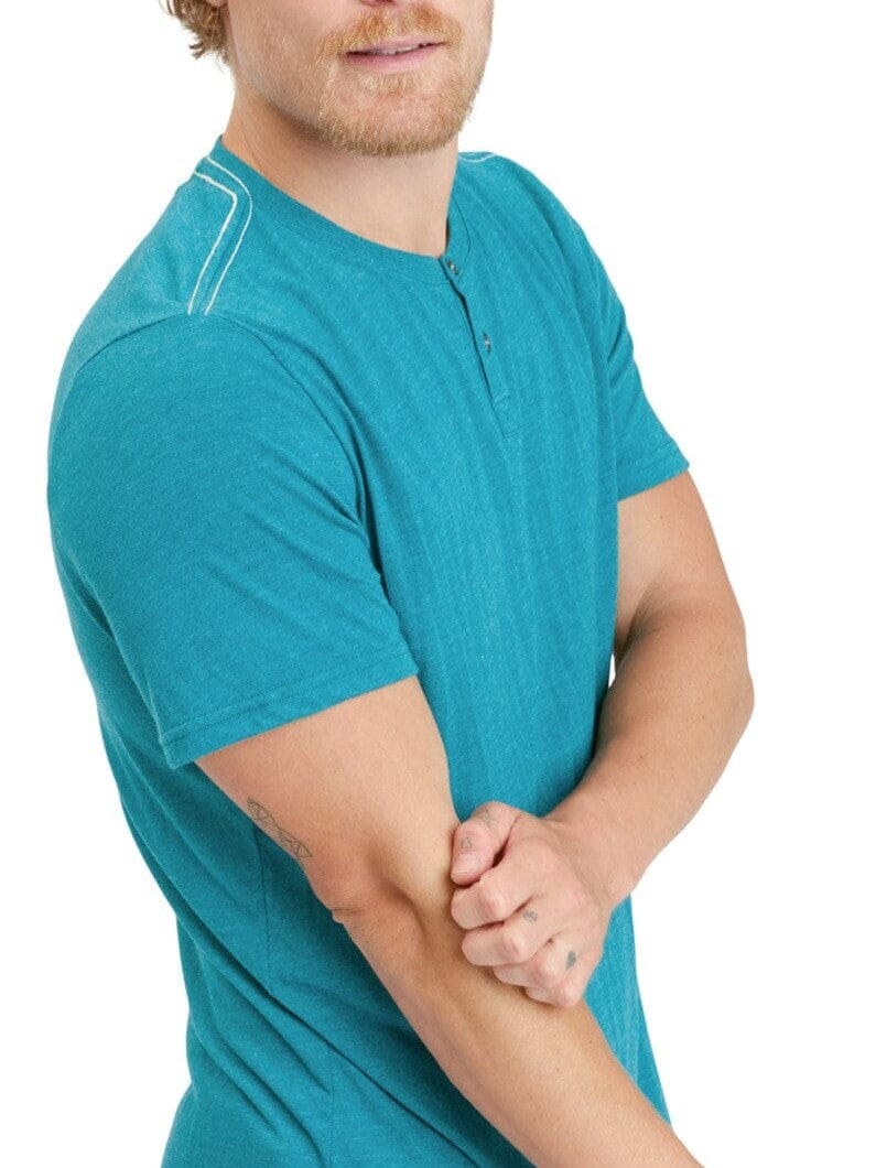 Baseline Short Sleeve Triblend Henley