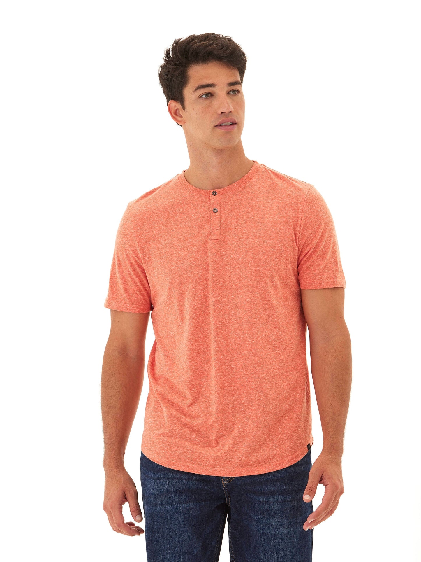 Baseline Short Sleeve Triblend Henley