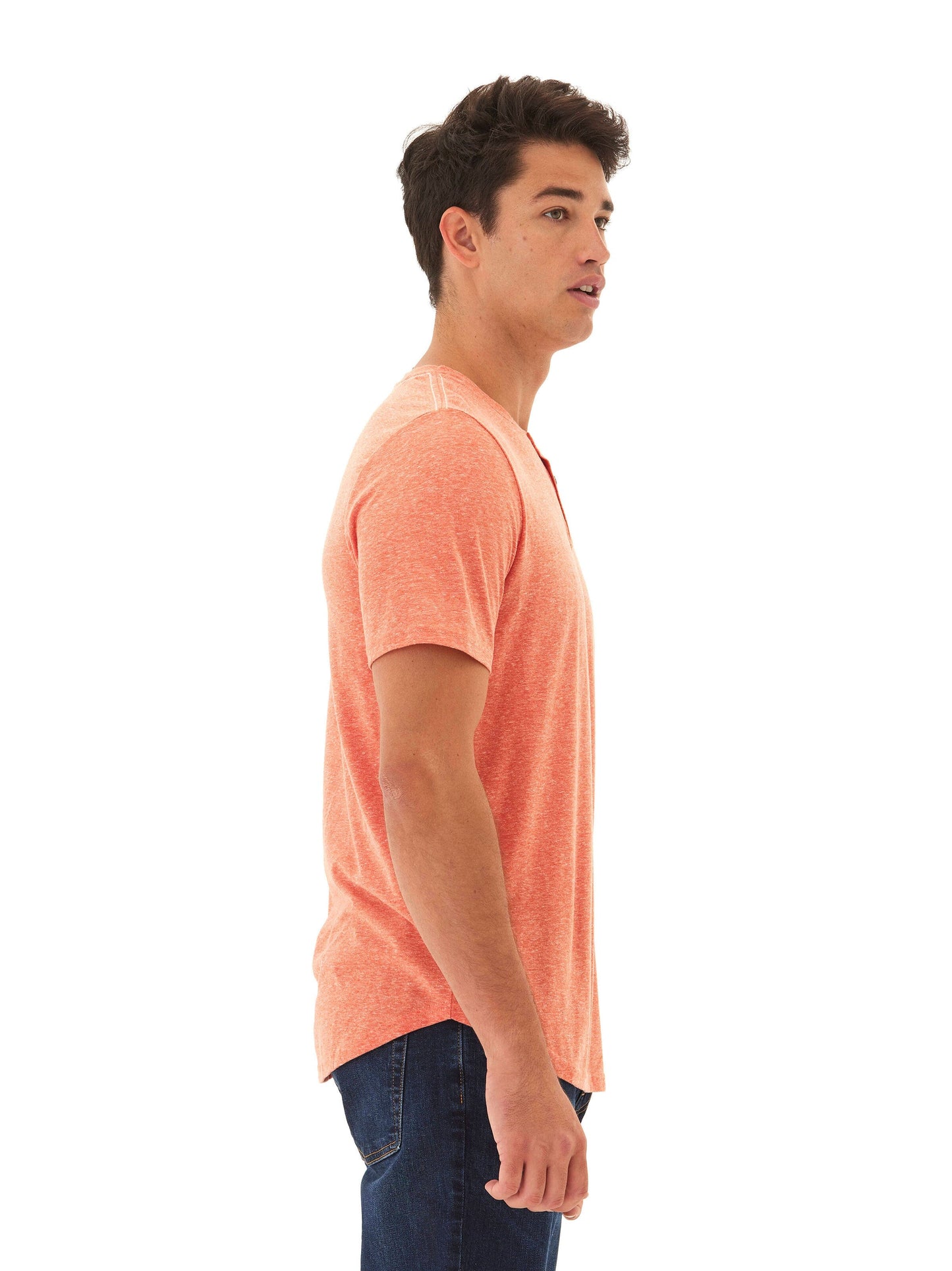 Baseline Short Sleeve Triblend Henley