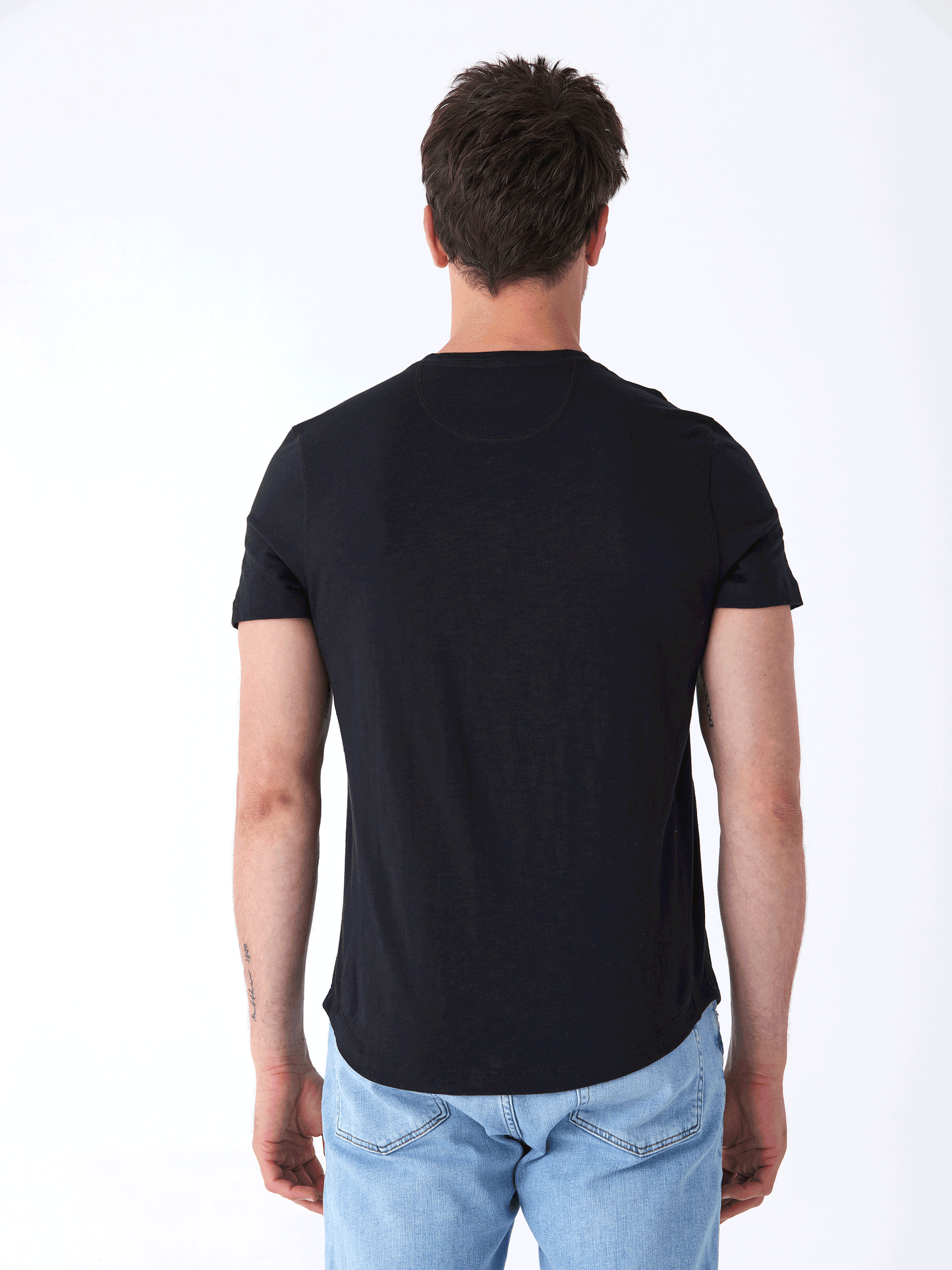 Heath Slub Jersey Short Sleeve Henley