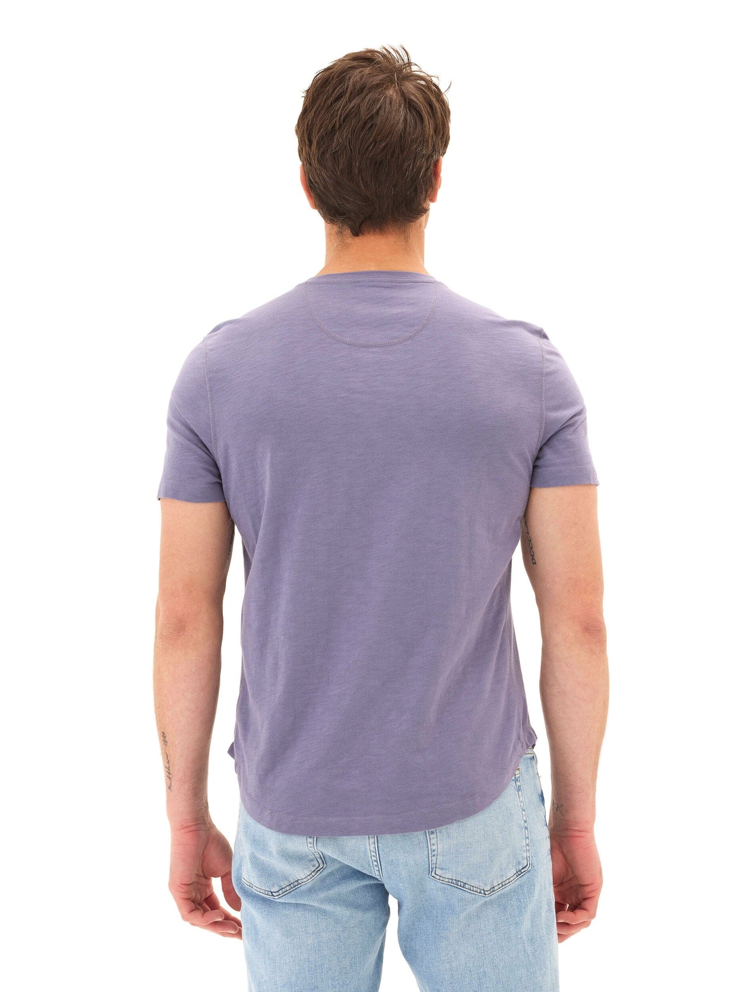 Heath Slub Jersey Short Sleeve Henley