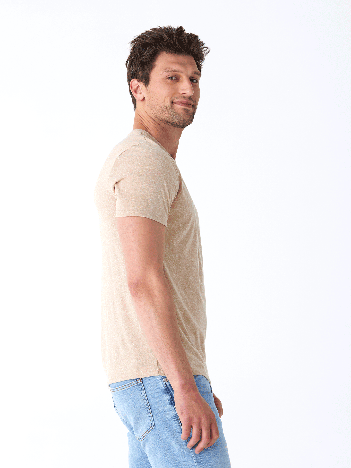 Triblend Embroidered Tee