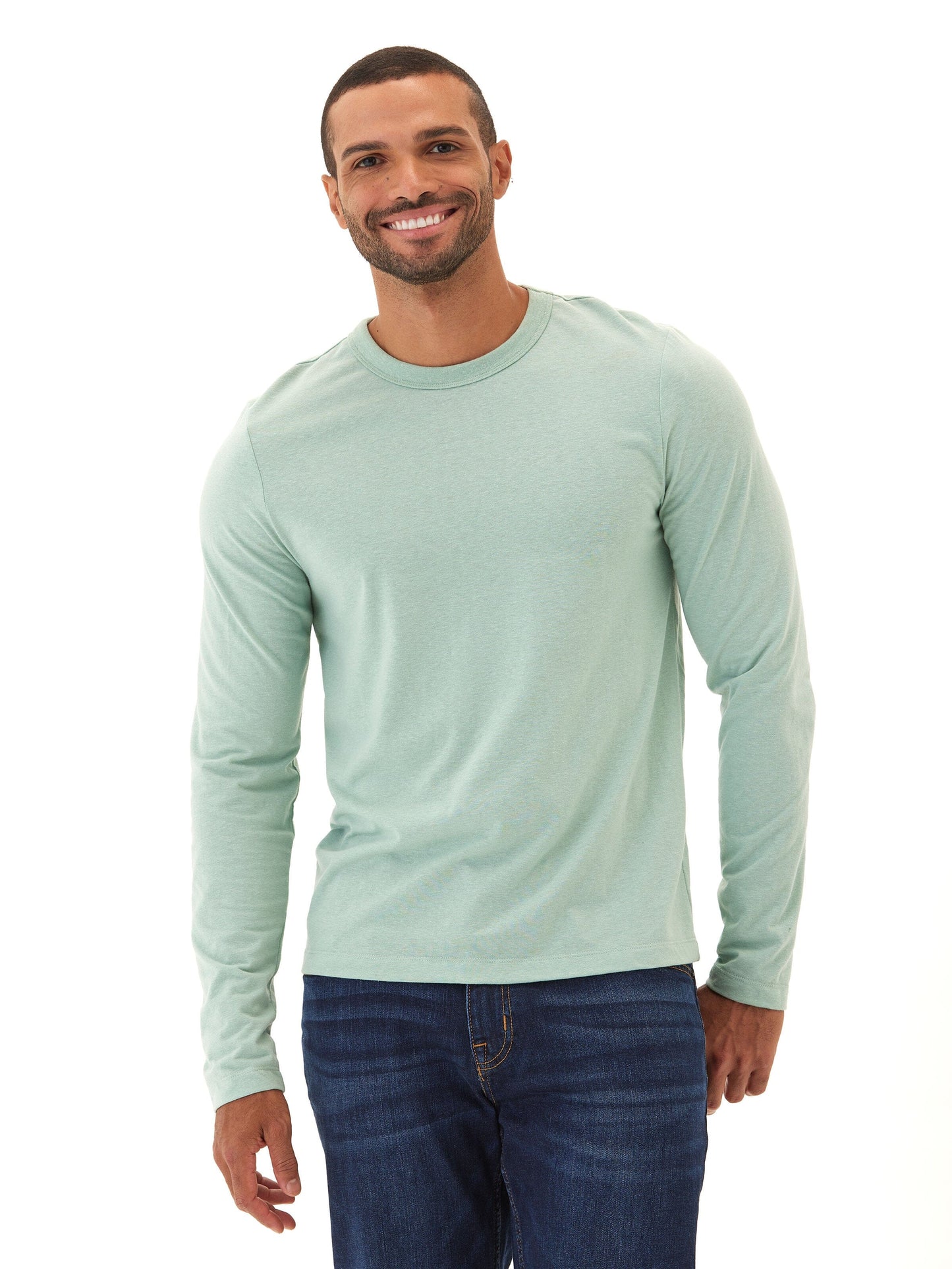 Tucker Triblend Long Sleeve Crew