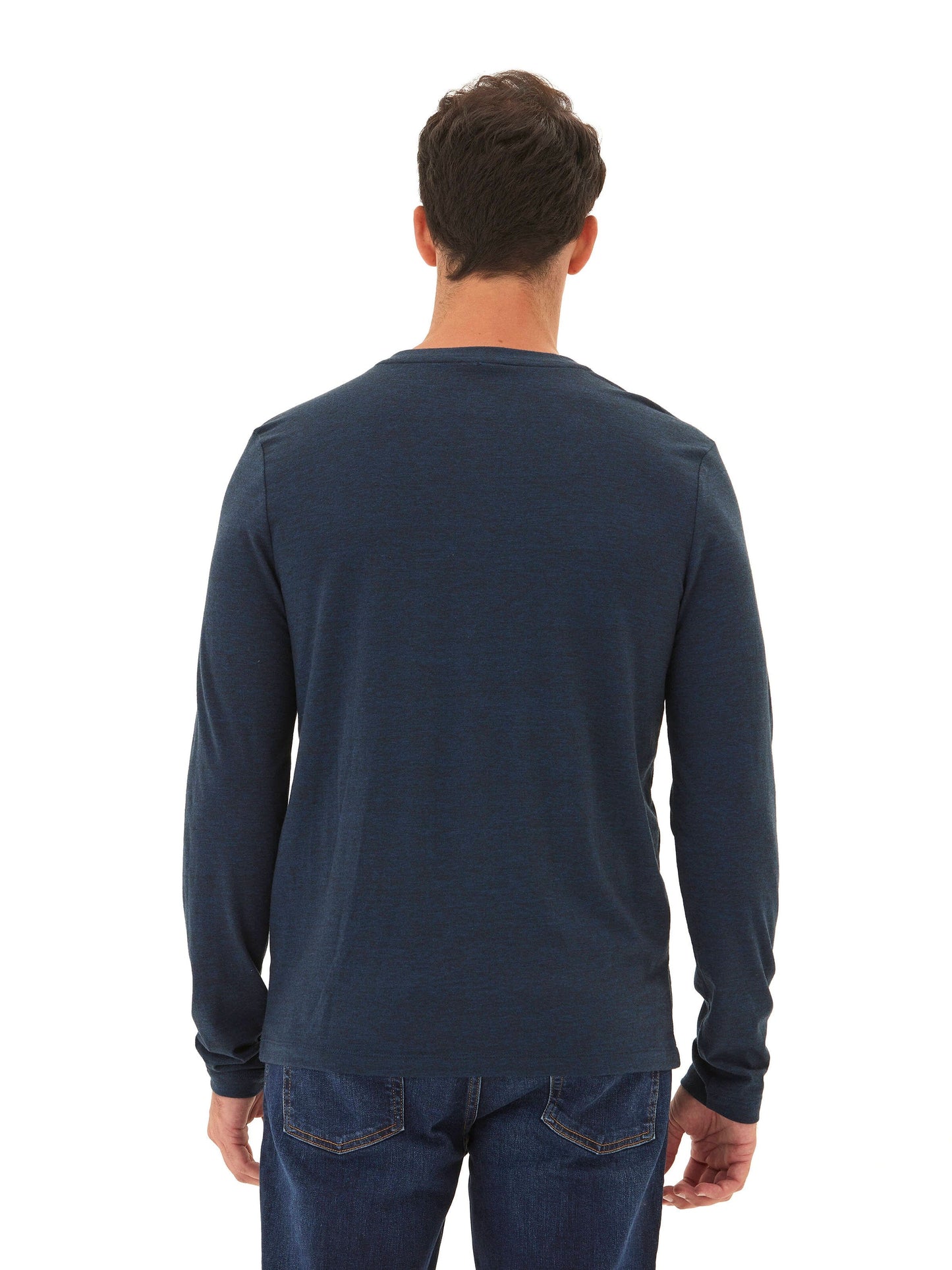 Austin Triblend 2 Button Long Sleeve Henley